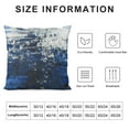 thumbnail image 5 of JRXY Sparkling Decorative Throw Pillow Covers Soft Navy Blue Gold Black Glitter Square Cushion Cover Pillowcase for Couch Bed and Chair, Navy Blue,  White, 5 of 5