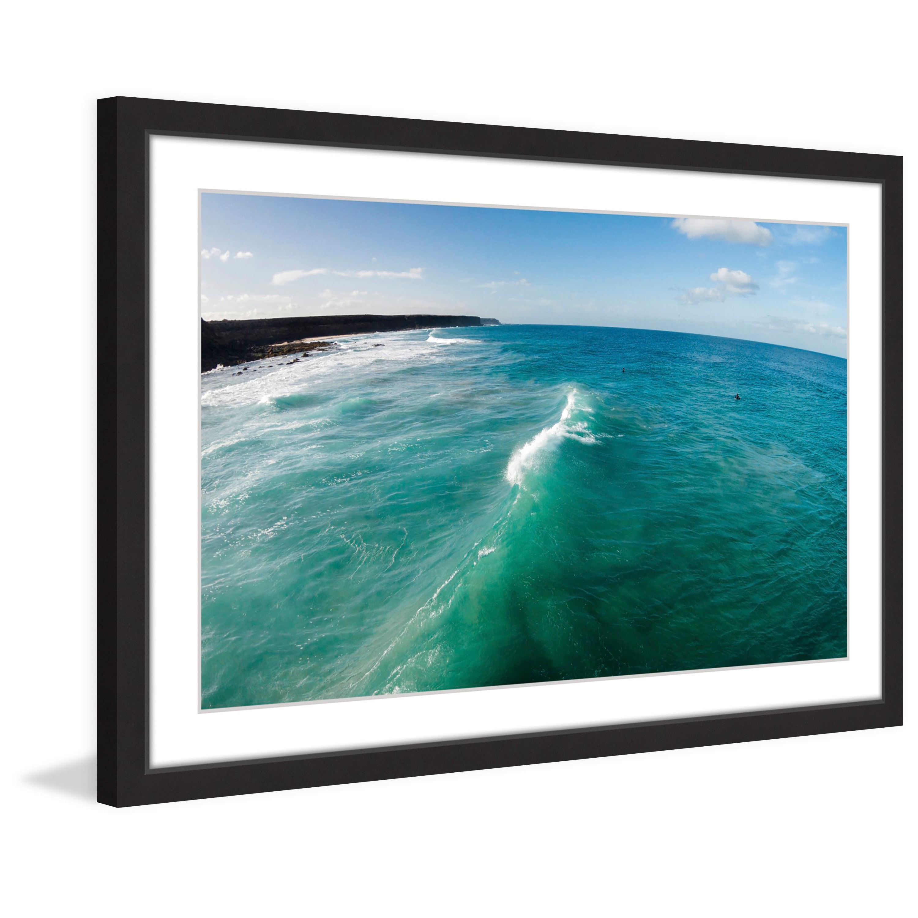 Marmont Hill "Wave Peak" by Karolis Janulis Framed Painting Print