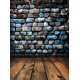 thumbnail image 2 of Fondo de fotografía ABPHQTO de suelo de madera con textura de pared de ladrillo 150x220cm, 2 of 2