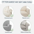 thumbnail image 5 of Armrest Cover Stretch Arm Cover for Recliners Sofas Chairs Loveseats Elastic Waterproof Furniture Armrest Protector for Couch  - Set of 2, 5 of 8