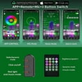 thumbnail image 3 of Led Strip Lights, Bluetooth App Controlled Led Lights for Bedroom, Sync to Music Led Strip,12V SMD5050 16.4FT FlexibColor Changing Led Strip with Remote for Bedroom, Ceiling, Party, 3 of 5