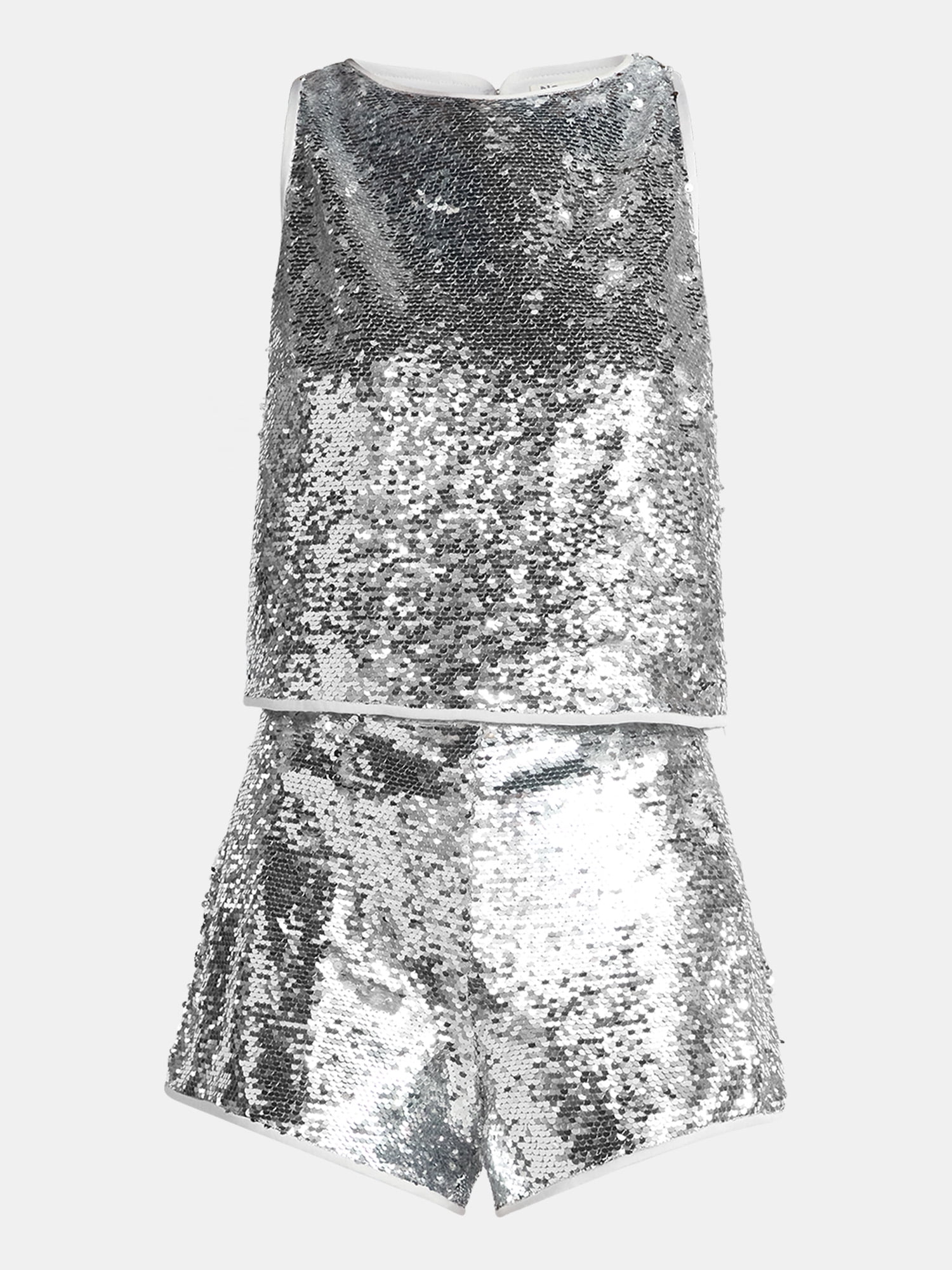 No Boundaries Sequin Tank Top and Shorts Set, 2-Piece, Women's