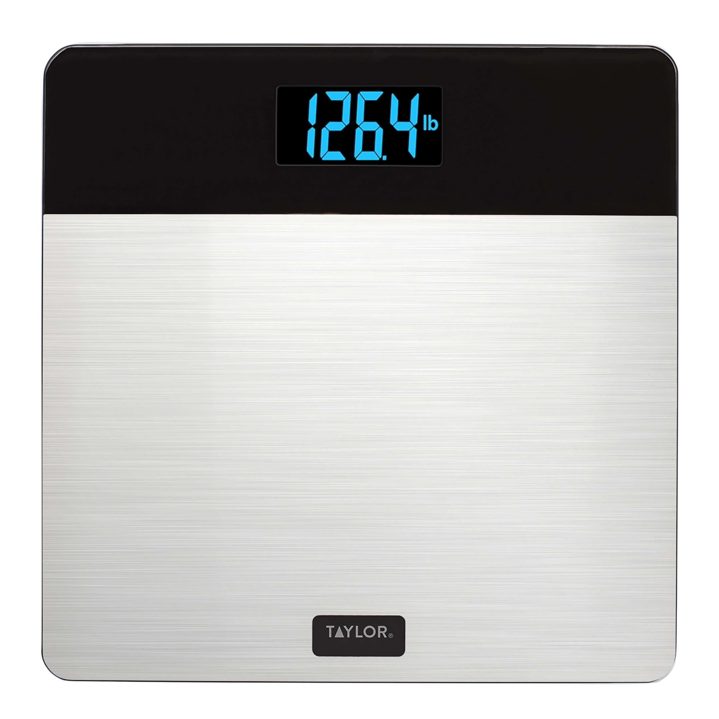 Taylor Brushed Stainless Steel Scale with 400 lb Capacity