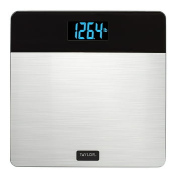 Taylor Brushed Stainless Steel Scale with 400 lb Capacity