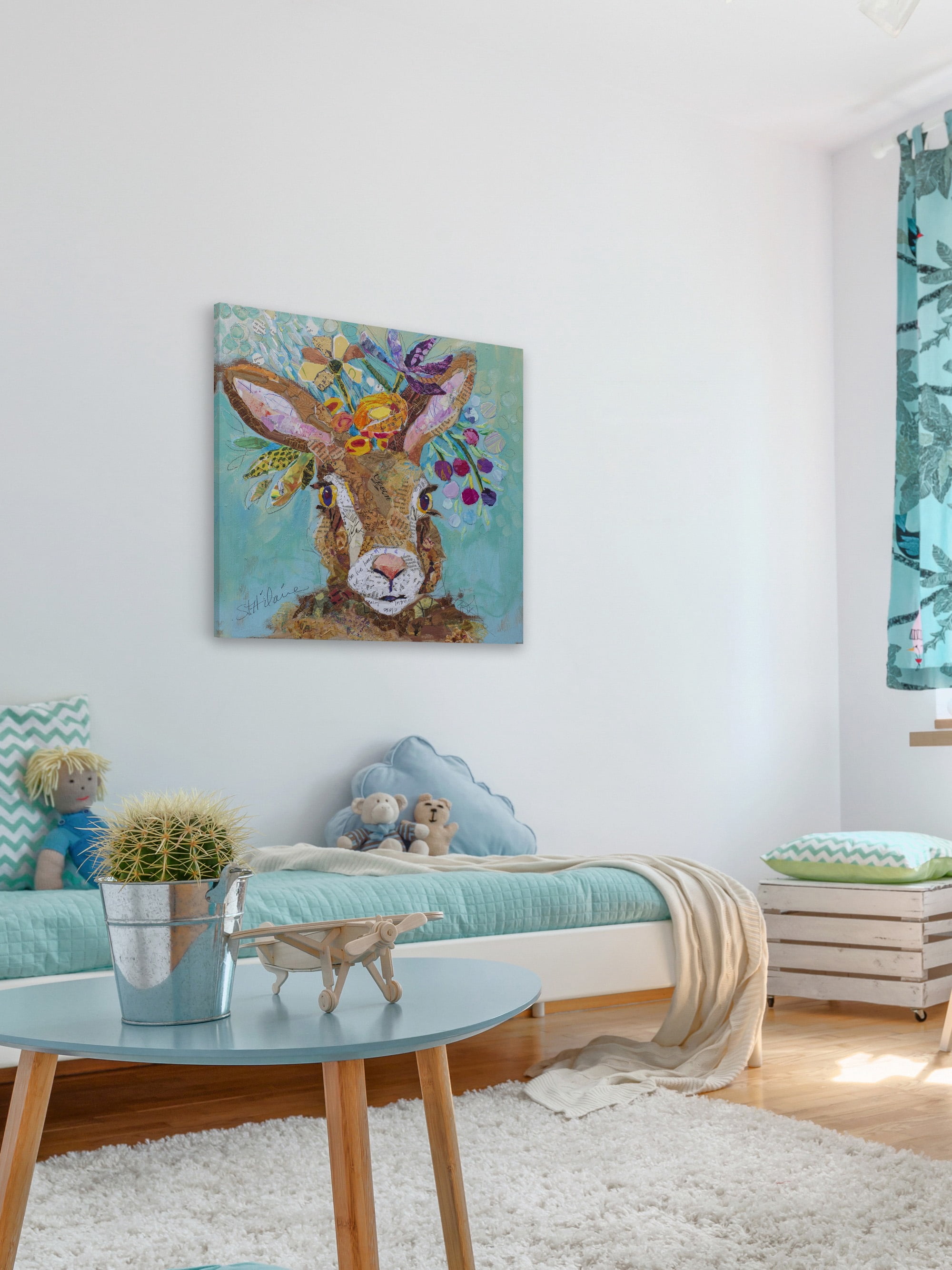Marmont Hill Bunny by Elizabeth St. Hilaire Canvas Wall Art
