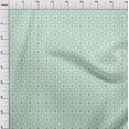 thumbnail image 4 of oneOone Polyester Lycra Mint Green Fabric Asian Ikat Craft Projects Decor Fabric Printed By The Yard 56 Inch Wide, 4 of 4