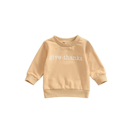 

Huakaishijie Long Sleeve Sweatshirt for Baby Boys Girls Round Neck Pullover Tops
