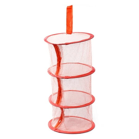 

Duztion Zipper Bra Drying Basket 3-layer Hanging Net Mesh Storage Basket Bag Hanging Cage Clothes Bra Drying Organizer
