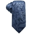 thumbnail image 2 of Tasso Elba Mens Paisley Self-tied Necktie, Blue, One Size, 2 of 3