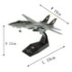 thumbnail image 2 of 1: 100 F-14 Modelo de de Aolly Diecast Juguete perfke Avión de aleación F 14 Tomcat, 2 of 9