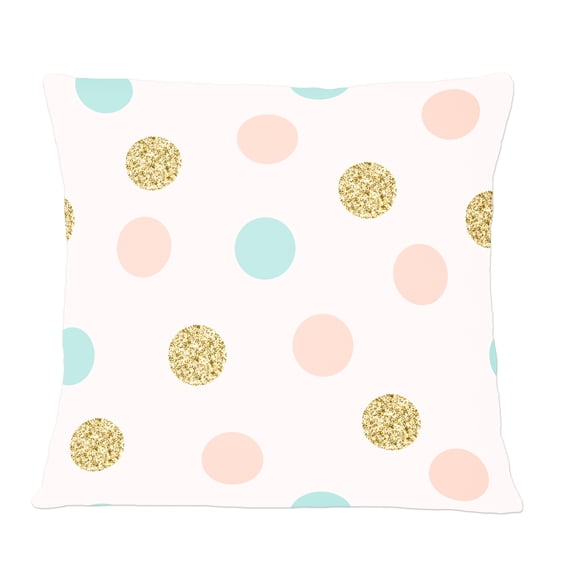 Designart Gold Chic Design III' Mid-Century Modern Throw Pillow - 12x20