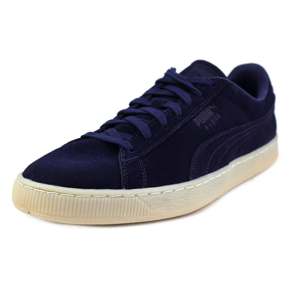 Puma Suede Classic Colored Youth Round Toe Suede Blue Sneakers ...