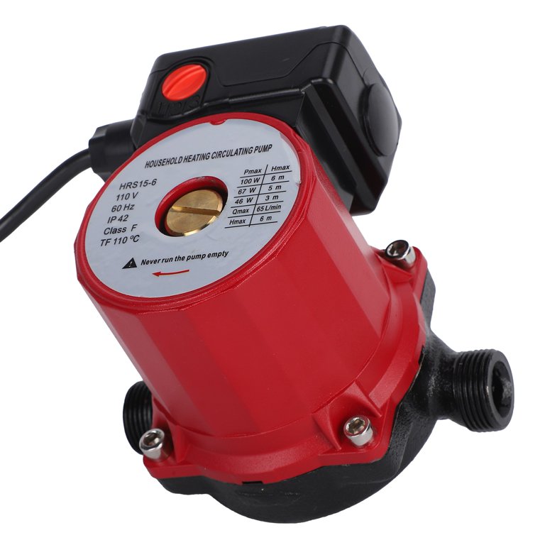 Water Pumps, 65L/min Circulation Pump For Domestic System Red - Walmart.com