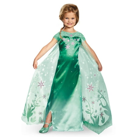 UPC 039897957845 product image for Elsa Frozen Fever Deluxe Toddler Halloween Costume, 3T-4T | upcitemdb.com