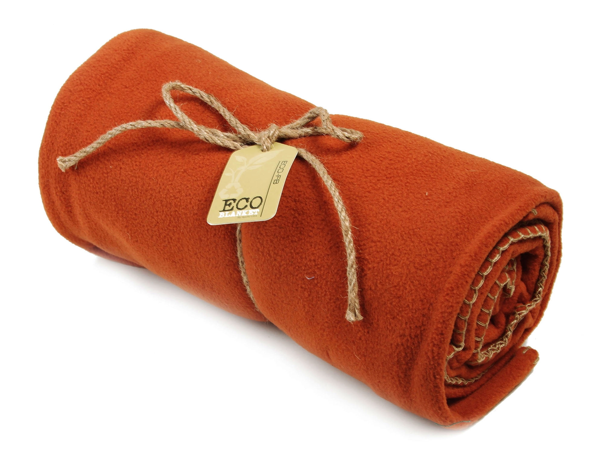 Eco Solid Color Recycled Polyester Throw Blanket