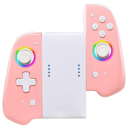 YUOY Switch Controller,for Switch joy-con,Joypad Controller for Nintendo Switch/Oled/Lite with Dual Vibration / Motion control / Wake-Up (Pink)