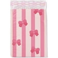 thumbnail image 2 of Rectangle Matte Film Package Bags Mailer Bowknot Print Padded Envelopes Pink 24x15x0.48cm, 2 of 3