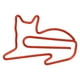thumbnail image 2 of 100 clips de papel de aspecto lindo, antideslizantes, proceso de chapado a prueba de óxido, no destiñen, portátiles, ligeros para la escuela, forma de gato, 2 of 12