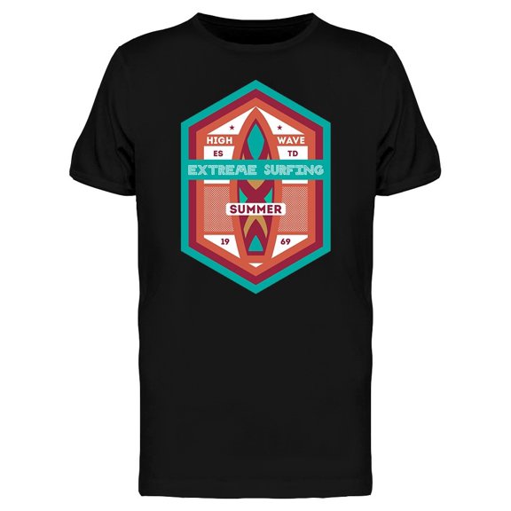 Summer Extreme Surfing Vintage Tee Men's -Image by Shutterstock