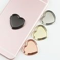 thumbnail image 4 of 180 Degree Heart Phone Holder Adhesive Handset Bracket Finger Rings Stand I, 4 of 9