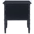 thumbnail image 6 of SAFAVIEH Mina Modern Coastal 2-Drawer 25" H Bamboo Nightstand Navy, 6 of 11