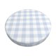 thumbnail image 1 of Balery Blue Checkboard Fundas de asiento para taburete de bar redondo de tela de terciopelo ajustables que protegen de arañazos y manchas para sillas de 14 a 17 pulgadas.-13 inch, 1 of 7