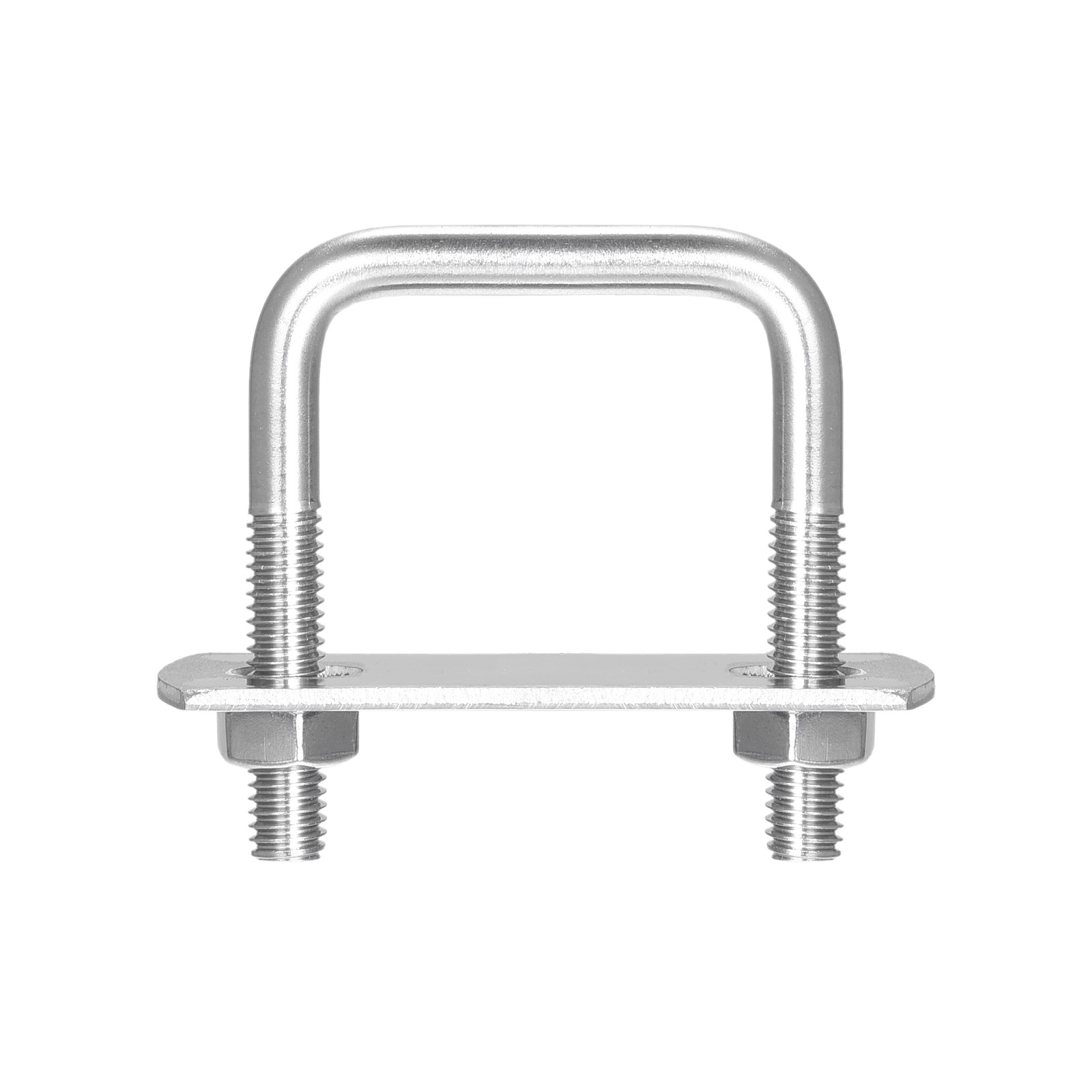 Square U-Bolts 10 Sets 32mm Inner Width 46mm Length M6 304 Stainless Steel  with Nuts and Plates