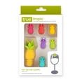 thumbnail image 5 of True Pineapple Wine Glass Charms, 1 Bottle Stopper and 6 Drink Markers Set, 5 of 5