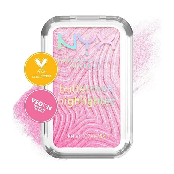Iluminador Nyx Professional Makeup Buttermelt Highlihter butta werk 5 grs