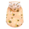 thumbnail image 2 of Waterproof Pet Raincoat with Leash Hole & Clear Hood, Snap Button Rain Poncho for Small Dogs & Cats Walking Travel, 2 of 5