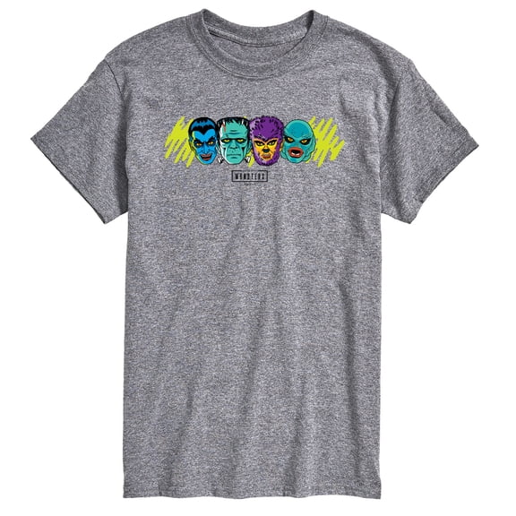 Classic Monsters - Horizontal Chest - Men's Short Sleeve Graphic T-Shirt