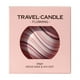 thumbnail image 2 of Vela de cera de aromaterapia | Fragancia duradera | Diseño decorativo transparente con flores secas | Regalo romántico | Caqui, Rosa, Rojo | 8cm | 95g | Relajación en casa, 2 of 6