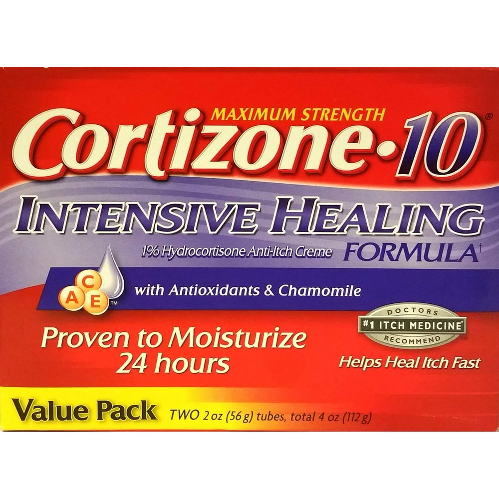 Cortizone10 Max Strength Cortizone10 Intensive Healing Formula with Antioxidants and Chamomile