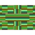 thumbnail image 1 of Ahgly Company Machine Washable Indoor Rectangle Transitional Antique Bronze Green Area Rugs, 4' x 6', 1 of 7