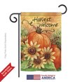 thumbnail image 2 of Breeze Decor 63060 Harvest & Autumn Pumpkin Sunflower 2-Sided Impression Garden Flag - 13 x 18.5 in., 2 of 3