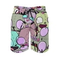 thumbnail image 2 of Invader Zim Mens Board Shorts Quick Dry Swim Trunk Lightweight Soft Swimsuit Bathing Suit for Boys L, 2 of 8