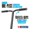 thumbnail image 2 of Kids & Teens Pro Stunt Scooter Ages 10+ – Freestyle Trick Scooter, 33" Fixed Height, 120 mm Alloy Core Wheels, Black/Silver – Madd Gear Carve Extreme, 2 of 10