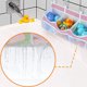 thumbnail image 5 of Red De Almacenamiento De Poliéster Organizador de pared con ventosas y compartimento para juguetes de baño de dinosaurio de plástico rosa para niños (1 pieza) Rkxzt, 5 of 8
