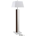 thumbnail image 6 of Elena 67-inch Square Tapered Mirrored Floor Lamp Brown, 6 of 8