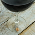 thumbnail image 3 of Cat Sitting in Box Wine Glass Oval Charm Drink Marker, 3 of 4