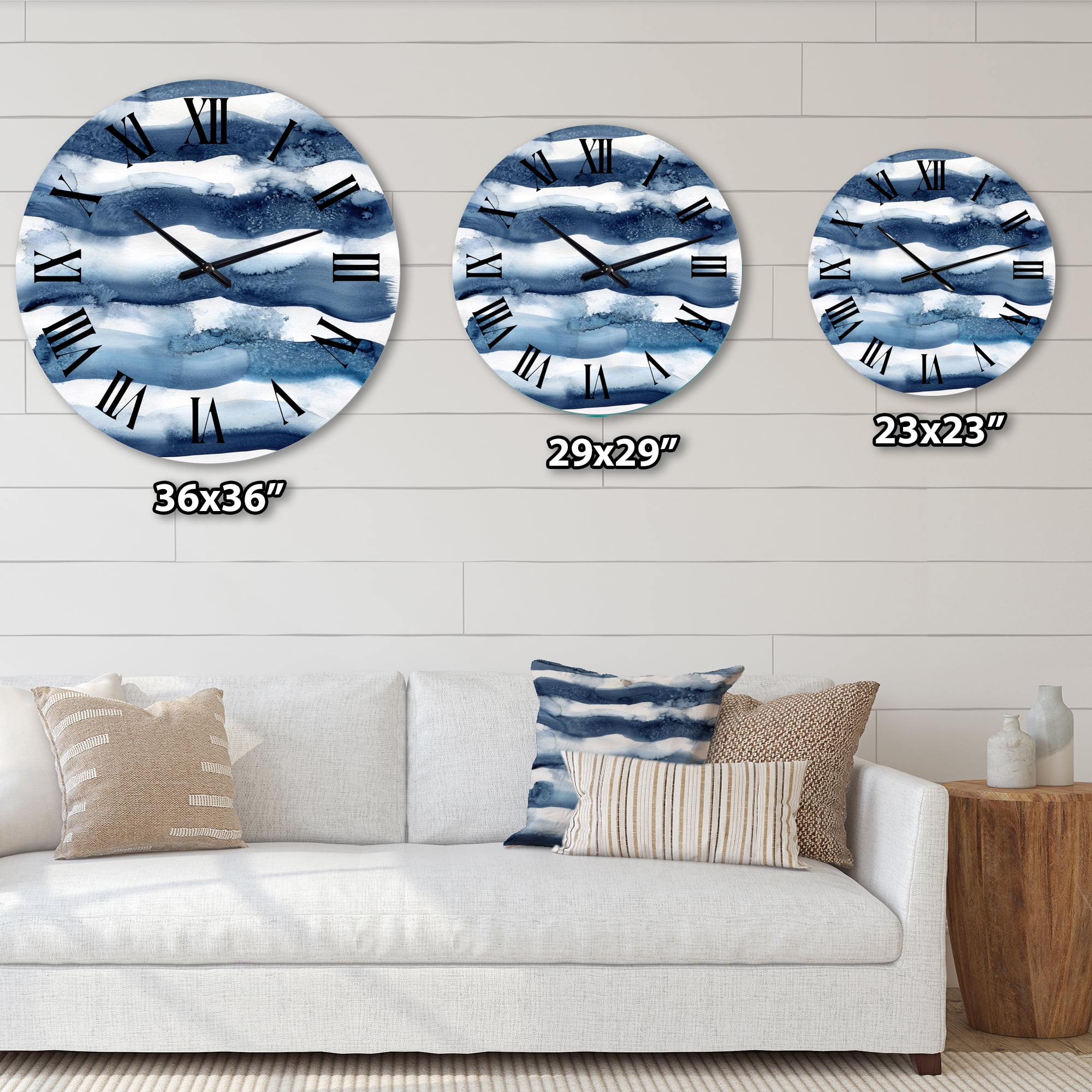 Designart 1 in Quartz Modern/Contemporary Wall Clock