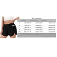 thumbnail image 2 of EFINNY Women's athletic shorts Fitness shorts ,Comfortable Breathable Elastic waist  Fitness pants fake Anti-slip, 2 of 3