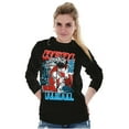 thumbnail image 4 of Cool Kanji Street Fighter Retro Ryu Unisex Plus Size Long Sleeve Shirt Brisco Brands 2X, 4 of 5