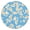 with, variant on Mandala Tablecloth Traditional Sacred Mandala Pattern Waterproof Round Cover with Elastic Edges and Back for Meditation