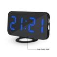 thumbnail image 5 of Reloj Led Digital Dual Snooze Mirror Reloj Despertador Hora Modo Nocturno Grande Eigraketly HA024230-03, 5 of 5