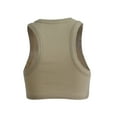 thumbnail image 4 of Biekopu Women Summer Casual Tank Tops, Solid Color Round Neck Slim-Fit Sleeveless Crop Tops, 4 of 5