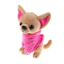 ZPAQI Soft Plush Chihuahua Dolls Stuffed Dog Toys Cartoon Animal Xmas Party Gift