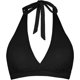 thumbnail image 2 of ZHAOCHENG Parte superior de bikini para mujer: diseño ajustado al busto, cuello halter, relleno extraíble, sin aros, 2 of 5