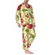 thumbnail image 2 of Fotbe Cherries and Ladybirds Pijama de Hombre con Estampado de Manga Larga, Conjunto de 2 Piezas, Ropa de Dormir Suave y Cómoda con Bolsillos-Small, 2 of 7