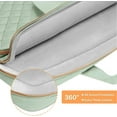 thumbnail image 3 of Mosiso 360 Protective Laptop Sleeve for MacBook Pro 14 M4 M3 M2 M1 2024-2021, 13.3" Notebook Carrying Bag Computer Briefcase with Handle, Sage Green, 3 of 6